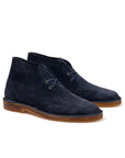 Woodford Desert Boot - Navy Kudu Suede