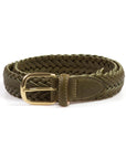 Plaited Belt - Olive Badalassi Minerva Box