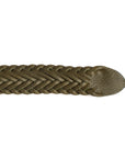 Plaited Belt - Olive Badalassi Minerva Box