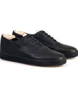 Abbey Unlined Oxford - Black Horween Dearborn