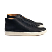 Everdon Wholecut Mid - Black Veg Tan Calf