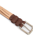 Brown Horween Buffalo Leather Belt