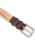 Brown Calf Leather Belt