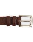 Brown Horween Buffalo Leather Belt