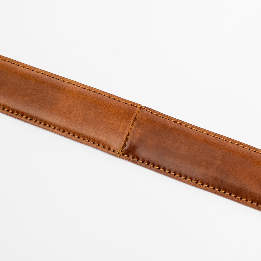 Horween Bourbon Shell Cordovan Leather Belt