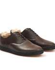 Abbey Oxford - Horween Dark Cognac Shell Cordovan - Deluxe Care Pack