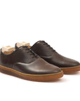 Abbey Oxford - Horween Dark Cognac Shell Cordovan - Deluxe Care Pack