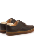 Abbey Oxford - Horween Dark Cognac Shell Cordovan - Deluxe Care Pack