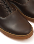 Abbey Oxford - Horween Dark Cognac Shell Cordovan - Deluxe Care Pack
