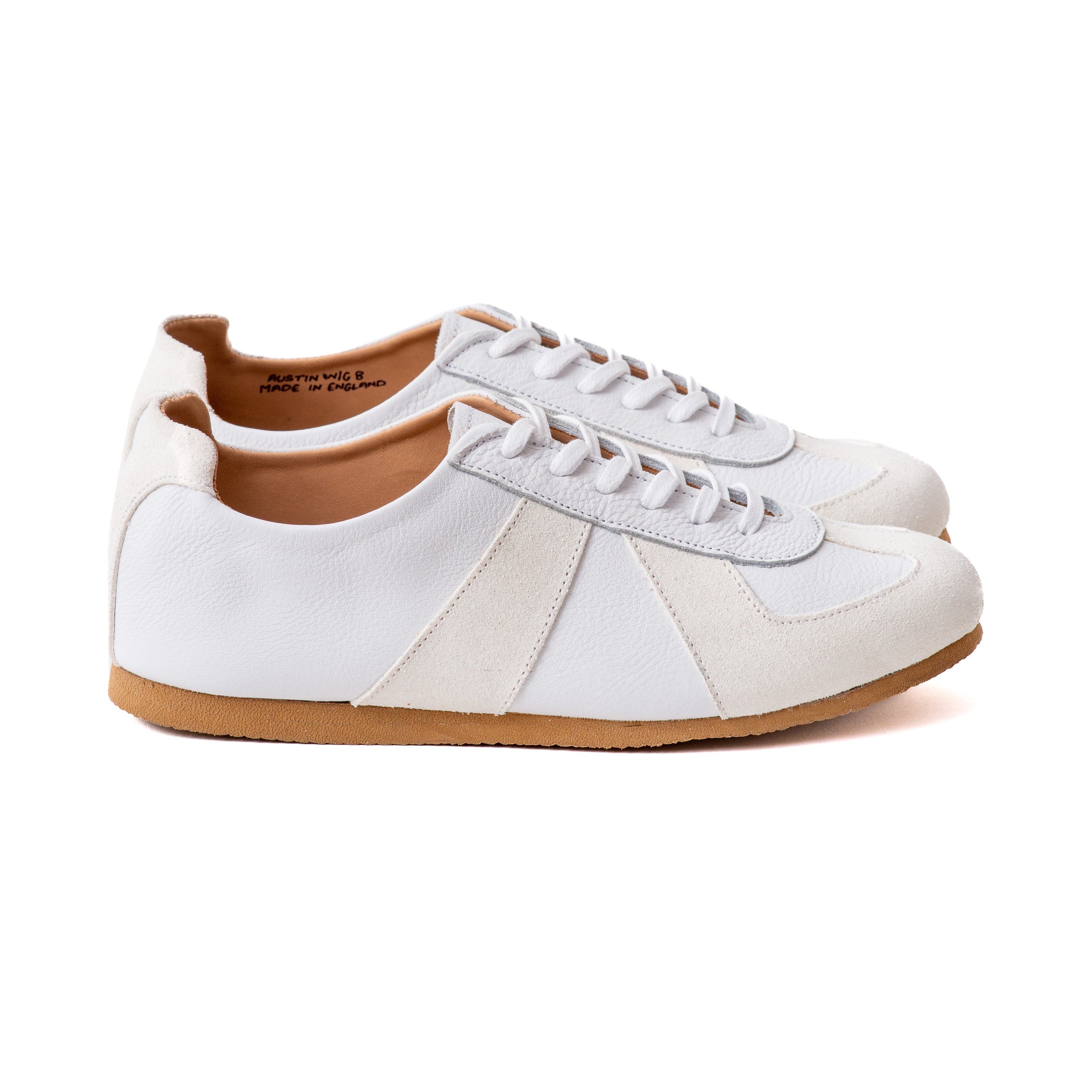 Adnitt Gat Shoe White Calf – Crown Northampton