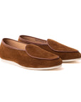Artizan Belgian Slipper - Snuff Janus Calf Suede