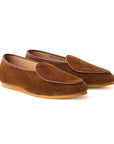 Artizan Belgian Slipper - Snuff Janus Calf Suede