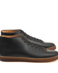 Everdon Wholecut - Horween Black Shell Cordovan - Deluxe Care Pack