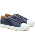 Abington Toe Cap - Navy Calf