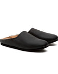 Palmerston Mule - Black Calf Leather