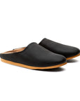 Palmerston Mule - Black Calf Leather