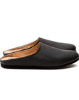 Palmerston Mule - Black Calf Leather