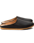 Palmerston Mule - Black Calf Leather