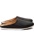 Palmerston Mule - Black Calf Leather