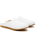 Palmerston Mule - White Calf Leather