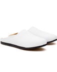 Palmerston Mule - White Calf Leather