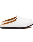 Palmerston Mule - White Calf Leather