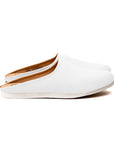 Palmerston Mule - White Calf Leather