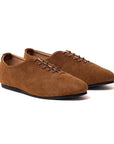 Regent Wholecut Shoe - Snuff Janus Calf Suede