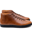 Everdon Hand Stitch Wholecut Mid - Horween Bourbon Shell Cordovan - Crown Northampton