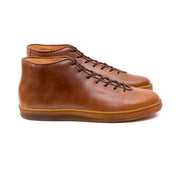 Everdon Hand Stitch Wholecut Mid - Horween Bourbon Shell Cordovan - Crown Northampton