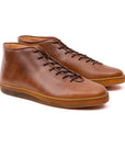 Everdon Hand Stitch Wholecut Mid - Horween Bourbon Shell Cordovan - Crown Northampton