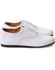 Talbot Oxford Shoe - White Calf