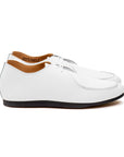 Turner Apron Shoe - White Calf