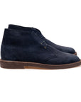Woodford Desert Boot - Navy Kudu Suede