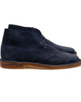 Woodford Desert Boot - Navy Kudu Suede