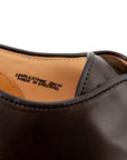 Harlestone Hand Stitch Derby - Horween Dark Cognac Shell Cordovan - Crown Northampton