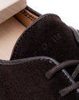 Harlestone Hand Stitch Derby - Brown Scottish Deer Suede - Crown Northampton