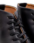 Abington Hi Toe Cap - Horween Black Chromexcel - Crown Northampton