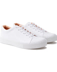 Abington Toe Cap - All White Calf - Crown Northampton
