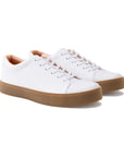Abington Toe Cap - All White Calf - Crown Northampton