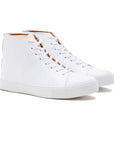 Abington Hi Toe Cap - All White Calf - Crown Northampton