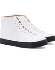 Abington Hi Toe Cap - All White Calf - Crown Northampton