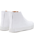 Abington Hi Toe Cap - All White Calf - Crown Northampton