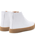 Abington Hi Toe Cap - All White Calf - Crown Northampton
