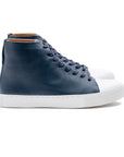 Abington Hi Toe Cap - Navy Calf - Crown Northampton