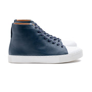 Abington Hi Toe Cap - Navy Calf - Crown Northampton