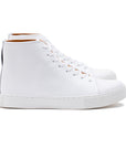 Abington Hi Toe Cap - All White Calf - Crown Northampton