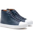 Abington Hi Toe Cap - Navy Calf - Crown Northampton