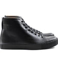 Abington Hi Toe Cap - All Black Calf - Crown Northampton