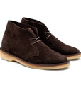 Woodford Desert Boot - Brown Janus Calf Suede - Crown Northampton